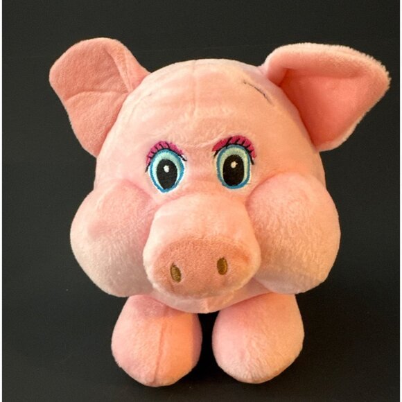 10" Pig Piggy Toy Factory Plush Stuffed Animal cuddles - Picture 1 of 6